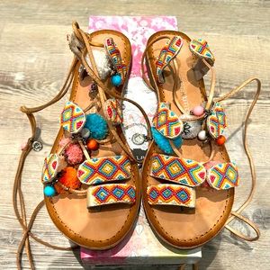 Chinese Laundry Gladiator wrap sandal size 7